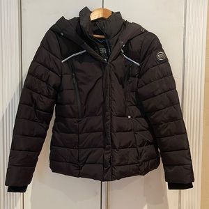 Superdry hooded puffer jacket Women Size L